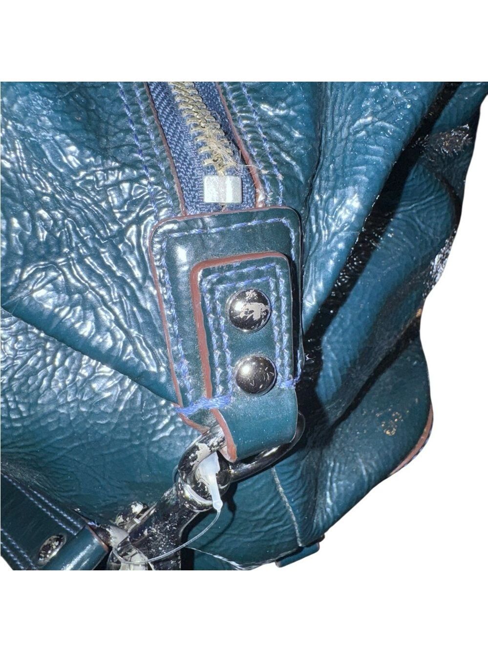 Coach Madison Sabrina Satchel 14178 Cobalt Blue 2 way - Picture 15 of 17